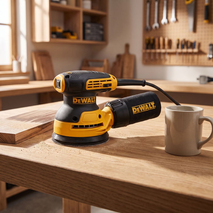 DEWALT Lijadora rotorbital DWE6423 de 125 mm, 280 W