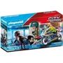 Playmobil City Action Moto de Policía y Persecución del Ladrón 70572