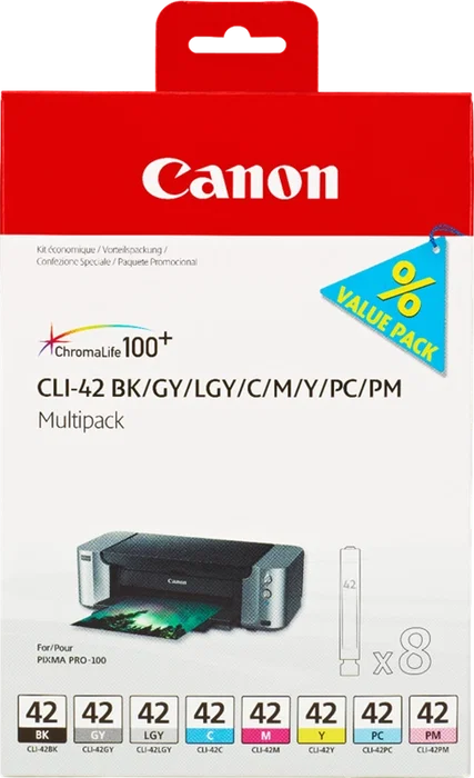 Canon CLI-42 Multipack de 8 Colores