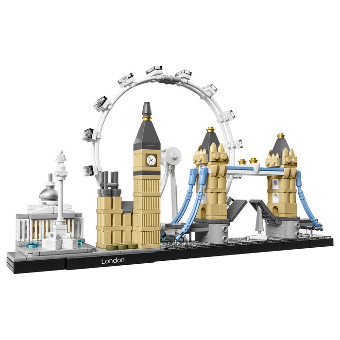 LEGO Architecture London 21034 Set de Construcción Creativa 468 Piezas