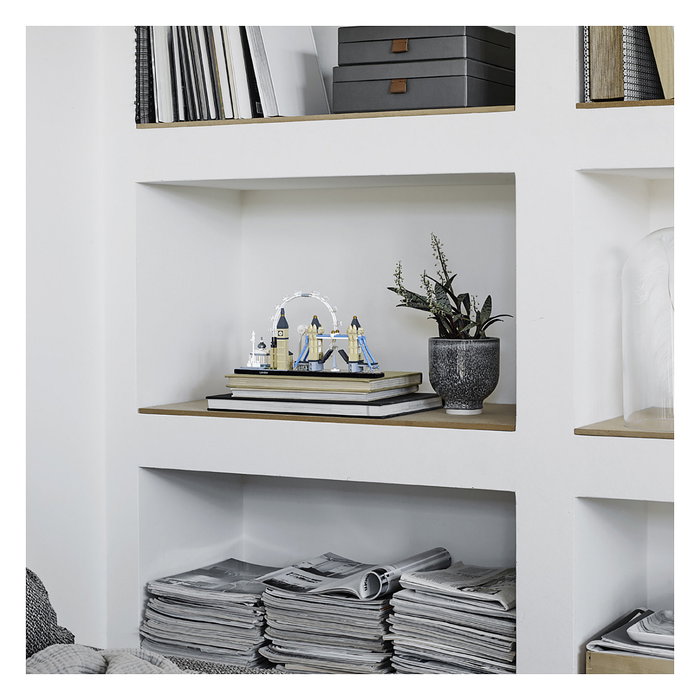 LEGO Architecture London 21034 Set de Construcción Creativa 468 Piezas