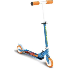 Stamp Patinete Plegable Hot Wheels con Rodamientos ABEC 5 y Altura Ajustable para Niños