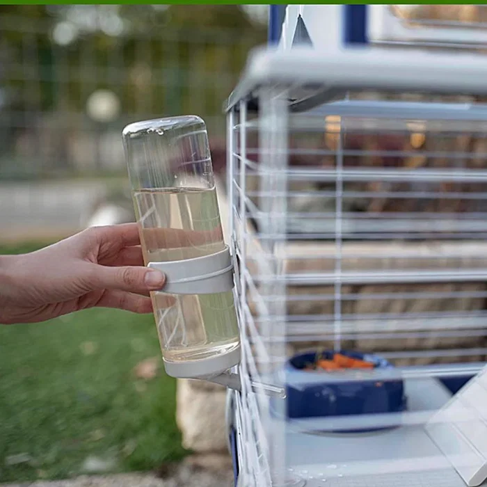 Ferplast Barn 80 - Jaula/Establo para Conejos, Color Gris y Blanco, Dimensiones 78x48x65 cm Ferplast Barn 80 - Jaula/Establo para Conejos, Color Gris y Blanco, Dimensiones 78x48x65 cm