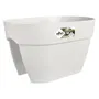 Elho Vibia Campana Flower Bridge 40 Maceta Blanco Seda L 26 x An 39 x Al 22 cm