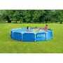 Intex Piscina Kit 28212NP Estructura Metal Tubular Redonda 365.76 x 76.2 cm