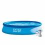 Intex Kit de piscina autoportante Easy Set Ø396 x 84 cm con depuradora