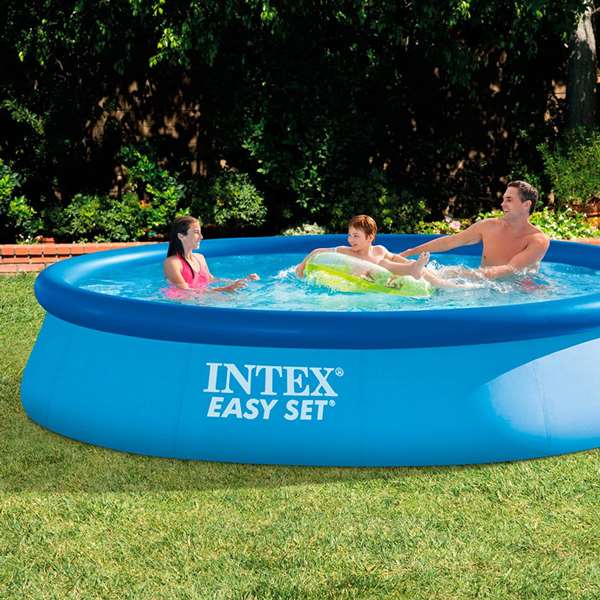 Intex Kit Piscina Autoportante Easy Set 396 x 84 cm