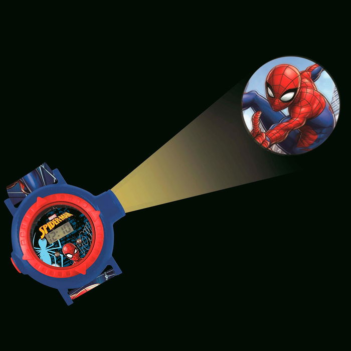 Lexibook Reloj Digital Spiderman Dmw050Sp para Niños con Proyecciones
