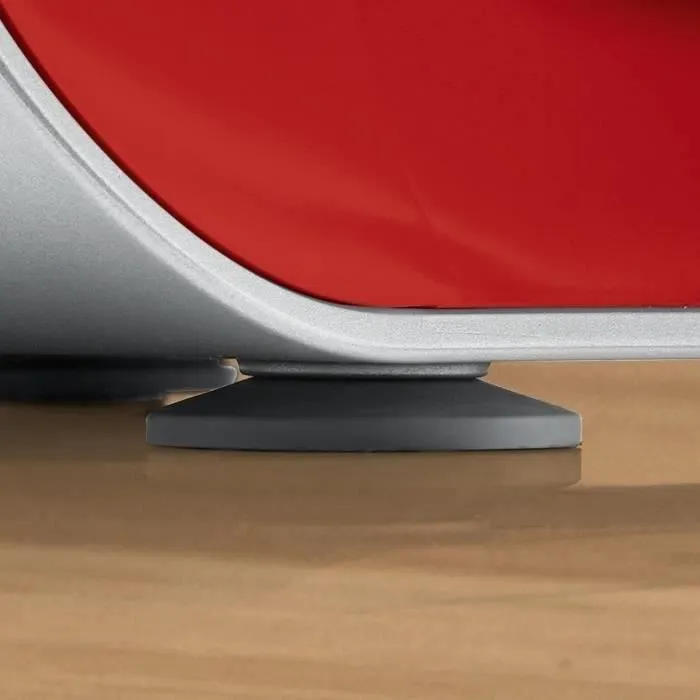 Máquina de cocina BOSCH MUM5 - Robot de cocina -1000W-7 velocidades + pulso- Bol de acero inoxidable 3.9L- Batidora 1.25 L - Rojo oscuro / plateado