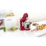 Máquina de cocina BOSCH MUM5 - Robot de cocina -1000W-7 velocidades + pulso- Bol de acero inoxidable 3.9L- Batidora 1.25 L - Rojo oscuro / plateado