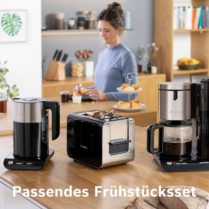 Bosch Styline TWK8613 Hervidor de agua 1,5 L Negro Bosch Styline TWK8613 Hervidor de agua 1,5 L Negro