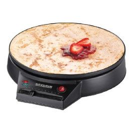 Severin CM 2198 Crepesmaker 30 cm Negro, 1 kW - Crepera eléctrica