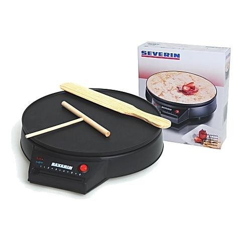Severin CM 2198 Crepera de 30 cm, 1000 W, Negro