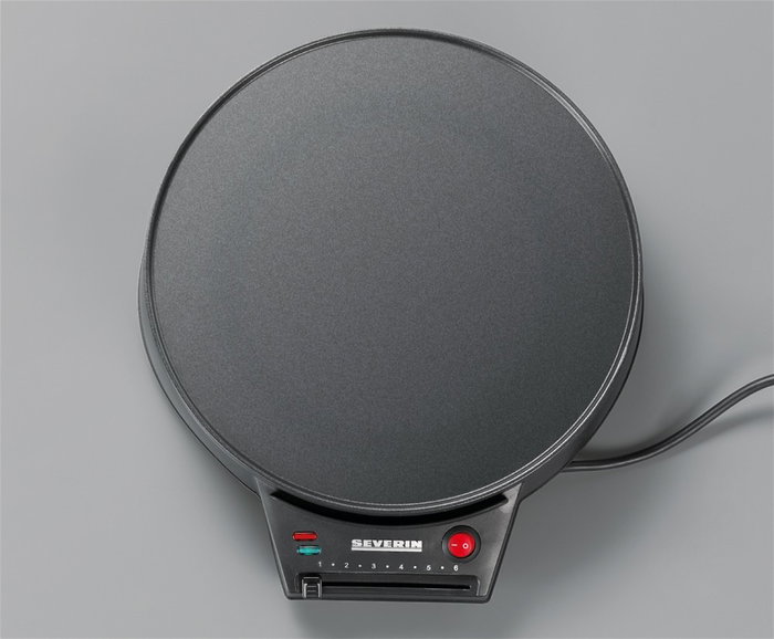 Severin CM 2198 Crepera de 30 cm, 1000 W, Negro