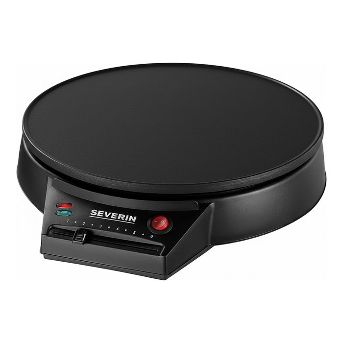 Severin CM 2198 Crepera de 30 cm, 1000 W, Negro