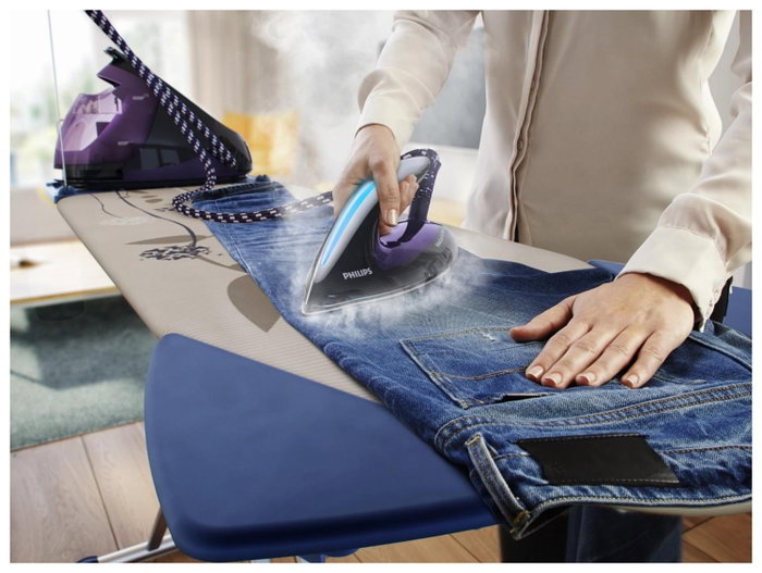 Philips GC9650/80 PerfectCare Elite Generador de Vapor Negro y Morado