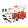 Playmobil Ciudad Acción - Camión de Bomberos con Figuras de Bomberos y Herramientas, Juguete para Niños +4 Años