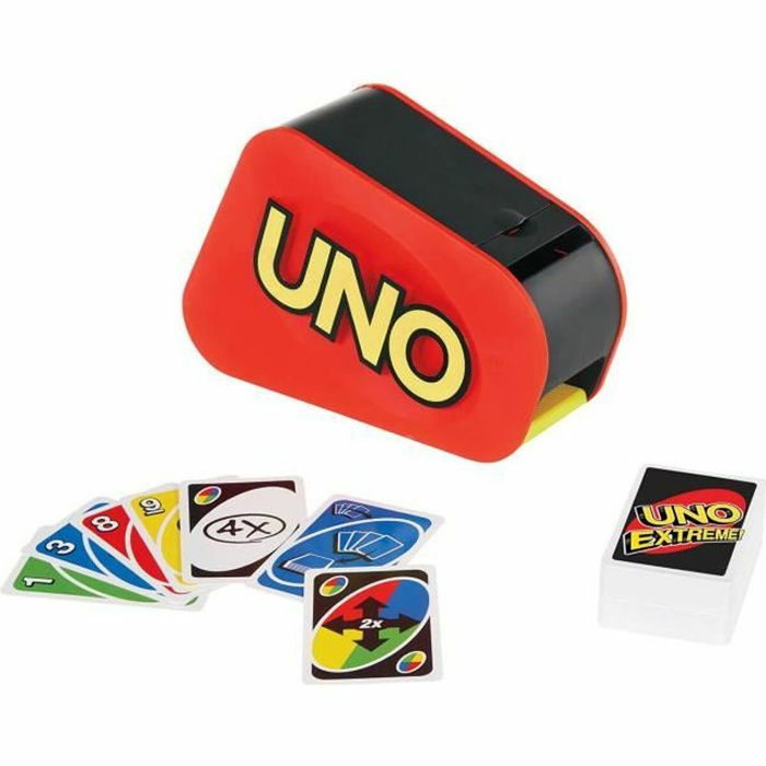 Mattel UNO Extreme Juego de Cartas con Lanzador, Luces y Sonidos Mattel UNO Extreme Juego de Cartas con Lanzador, Luces y Sonidos