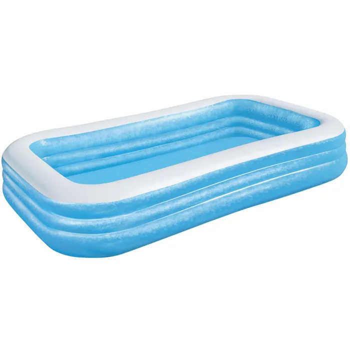 Bestway Piscina Hinchable Rectangular de 3 Cámaras, 305x183x56 cm, Azul Bestway Piscina Hinchable Rectangular de 3 Cámaras, 305x183x56 cm, Azul