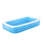 Bestway Piscina Hinchable 3 Camaras Rectangular Azul 305x183x56 cm +6 Años Jardin 54009