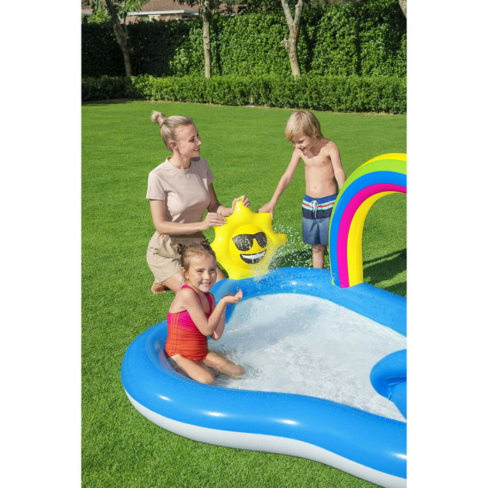 Bestway Piscina Hinchable Parque de Juegos Arcoiris 257x145x91 cm +2 Años Jardin 53092 Bestway Piscina Hinchable Parque de Juegos Arcoiris 257x145x91 cm +2 Años Jardin 53092