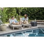 ALLIBERT by KETER Sillón lounge Daytona con cojines, 4 posiciones, Beige