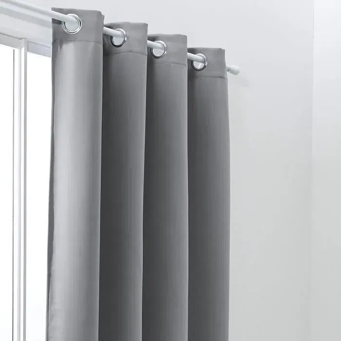 Today Cortina Opaca Lisa Acero - 140 x 240 cm