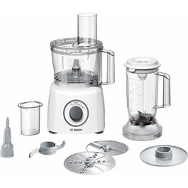 Bosch MCM3200W Robot de Cocina MultiTalent 3, Color Blanco y Gris
