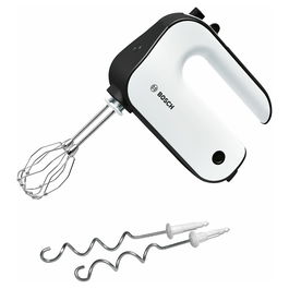 Bosch Batidora de Mano MFQ4020 Styline 450 W, 5 Velocidades y Turbo, 2 Accesorios, Color Blanco/Antracita