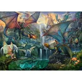 Ravensburger Rompecabezas 9000 Piezas El Bosque Mágico de los Dragones