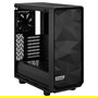 Fractal Design Meshify 2 Compact Black Torre PC Gaming ATX - Caja con 3 Ventiladores, Filtro Anti-Polvo, Gestion de Cables, Soporte para 7 Ranuras y GPU de 36 cm