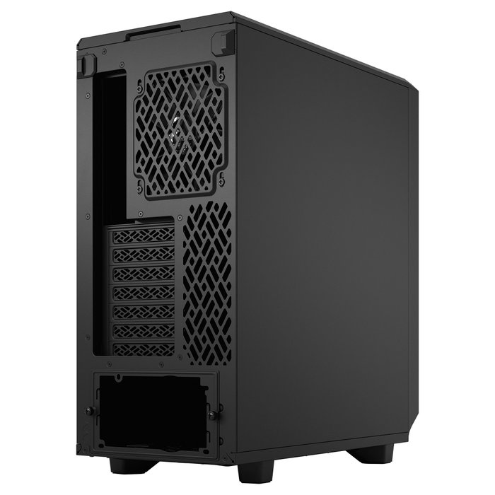 Fractal Design Meshify 2 Compact Torre PC Negro ATX/microATX/Mini-ITX, 2x140mm + 1x120mm Ventiladores, 7 Ranuras, para Gaming, Midi Case