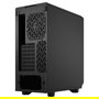 Fractal Design Meshify 2 Compact Black Torre PC Gaming ATX - Caja con 3 Ventiladores, Filtro Anti-Polvo, Gestion de Cables, Soporte para 7 Ranuras y GPU de 36 cm