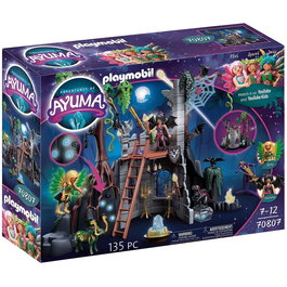 PLAYMOBIL Adventures of Ayuma Ruina Bat Fairies - Set de Construcción de Ruina con 2 Hadas, 2 Animales del Alma y 130 Accesorios - 135 Piezas