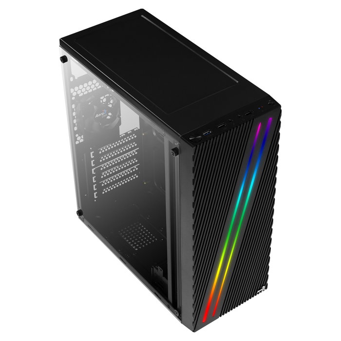 Aerocool Streak Midi Tower Negro