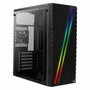 Aerocool Caja PC Streak Negra USB 3.0 y 2.0 LED RGB ATX/Micro ATX/Mini ITX