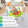 Fisher Price Jumperoo Jungle Jumper Asiento Giratorio 360° con Luces y Sonidos para Bebé, a Partir de 9 Meses