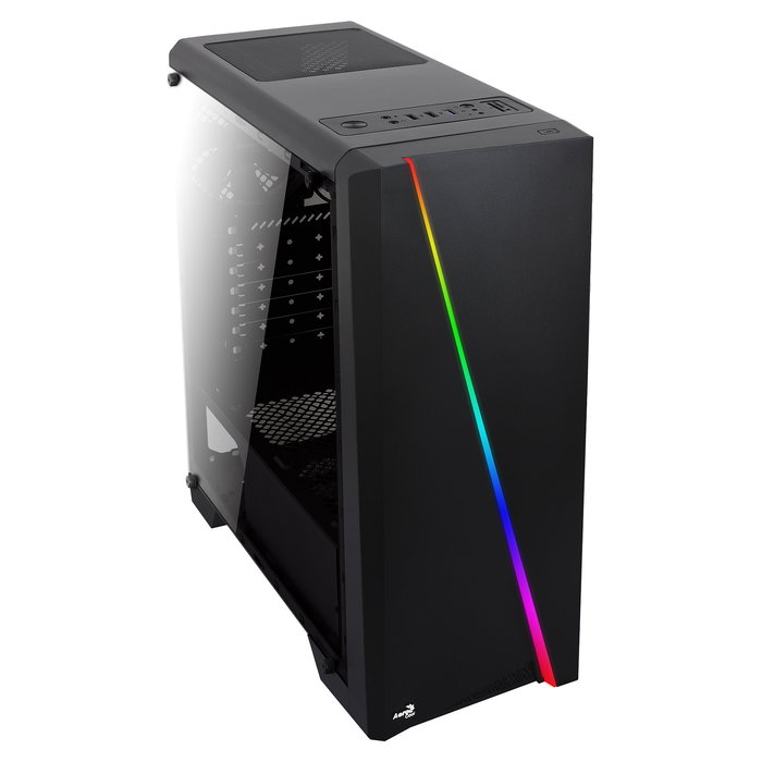 Aerocool Cylon Midi Tower ATX Negro Gaming con Ventana Lateral e Iluminación Aerocool Cylon Midi Tower ATX Negro Gaming con Ventana Lateral e Iluminación