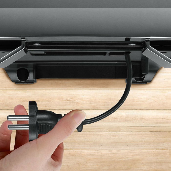 Bosch MFW67440 Picadora de Carne Eléctrica 700W, Negro y Acero Inoxidable