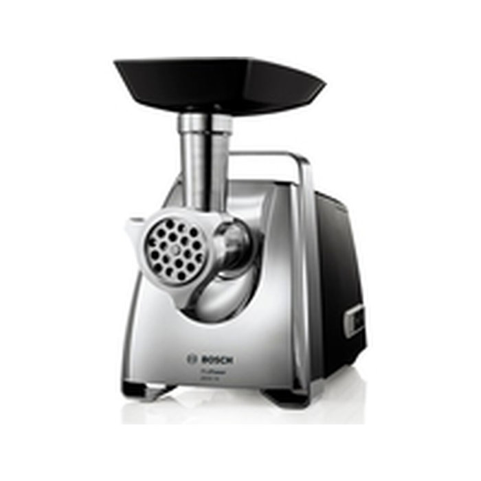 Bosch MFW67440 Picadora de Carne Eléctrica 700W, Negro y Acero Inoxidable