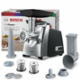Bosch MFW67440 Picadora de Carne Eléctrica 700W, Negro y Acero Inoxidable