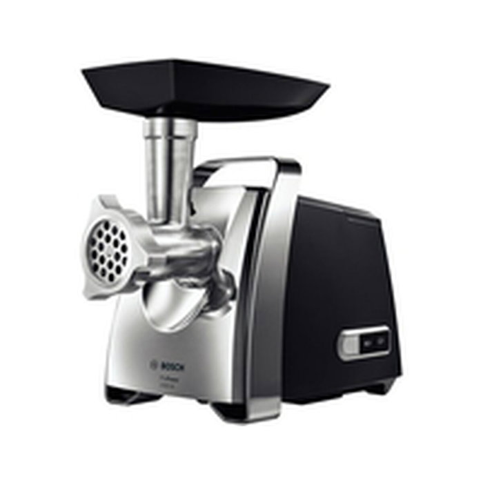 Bosch MFW67440 Picadora de Carne Eléctrica 700W, Negro y Acero Inoxidable