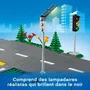 LEGO 60304 Intersección para montar, Juego de Construcción de Ciudades con Paneles y Carreteras para Montar