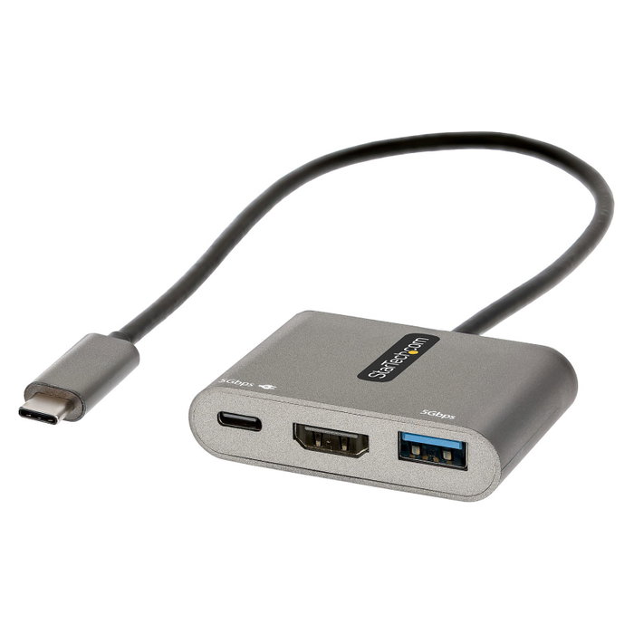 StarTech.com Adaptador Multipuertos USB-C CDP2HDUACP2 HDMI 4K 100W Gris