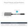 StarTech.com Adaptador USB-C a DisplayPort 1.4, 8K/4K 60Hz, 30cm