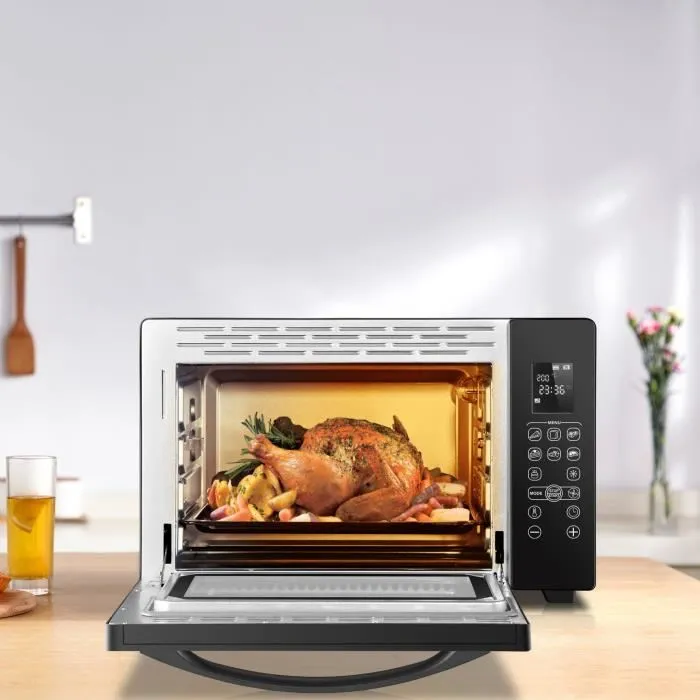 Continental Edison CEMF38DIG Mini Horno Eléctrico 38L Negro 1600W con Asador y Circulación Natural Continental Edison CEMF38DIG Mini Horno Eléctrico 38L Negro 1600W con Asador y Circulación Natural