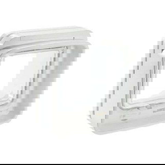 SureFlap SUREFEED Microchip DualScan Gatera para Gatos con Escaneo por Microchip y Seguridad, Blanca, Plástico, Alimentación por Batería (DSCF001)