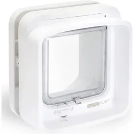 Sureflap DualScan Chatiere con Chip Electrónico Blanco para Varios Animales y Control de Acceso