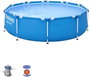 Bestway Steel Pro Piscina Redonda 305x76 cm con Filtro de Cartucho