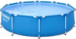 Bestway Steel Pro Piscina Redonda 305x76 cm con Filtro de Cartucho